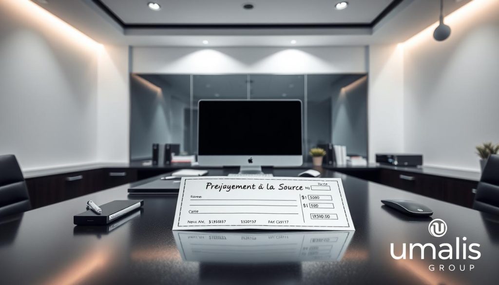 prélèvement à la source tax withholding