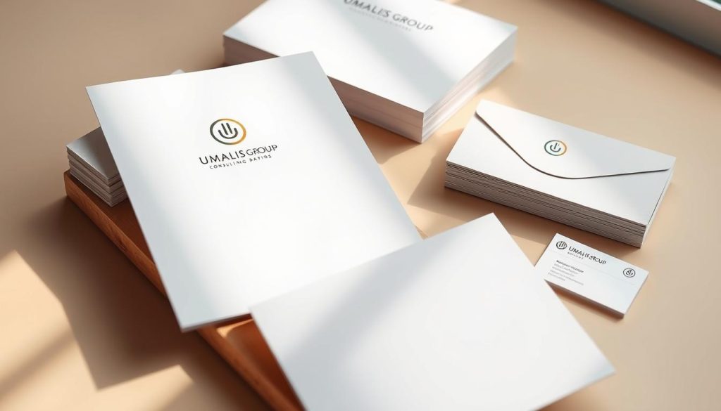 professional consulting brand materials