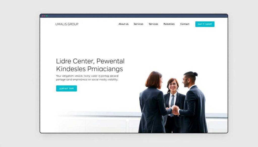 professional digital presence website