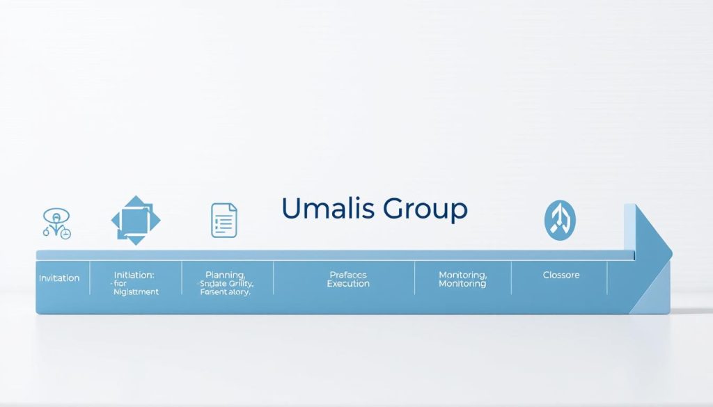 project lifecycle phases visualization