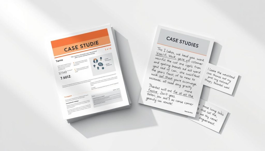 relier témoignages et case studies