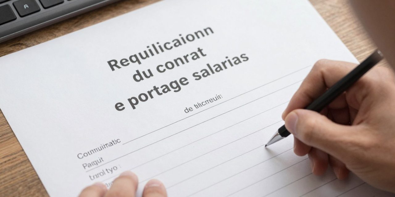 Requalification du contrat de portage salarial en contrat de travail