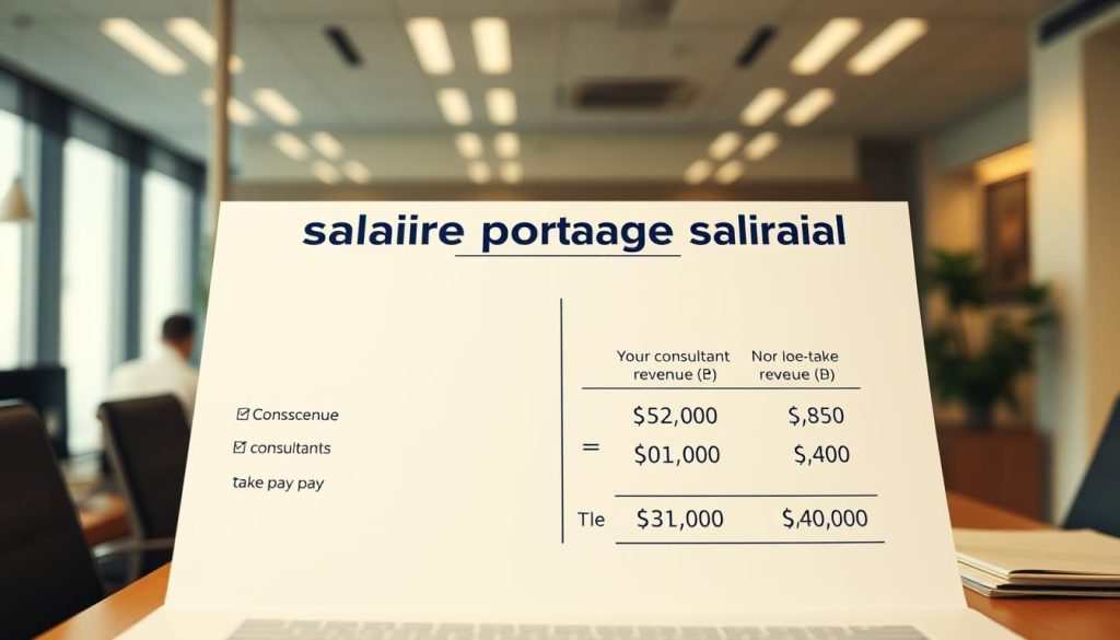 salaire portage salarial
