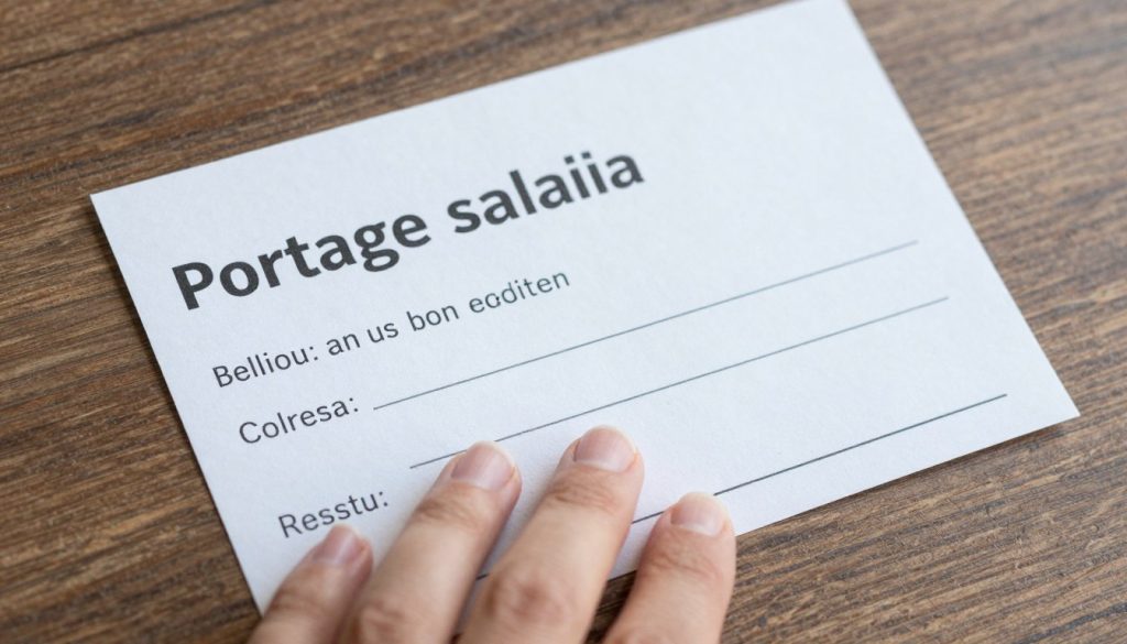 salaire portage salarial