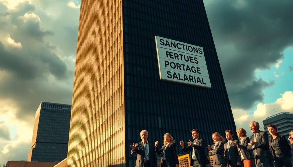 sanctions portage salarial