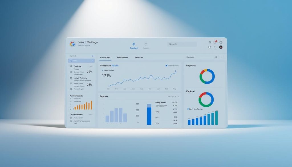 search console dashboard overview