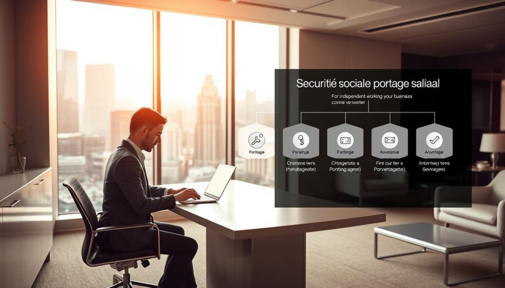 sécurité sociale portage salarial