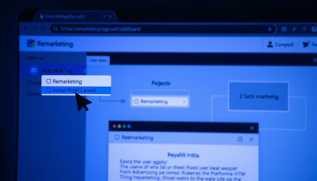 setting up remarketing tags and pixels