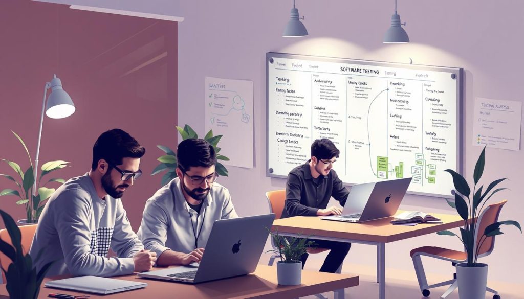 software testing process