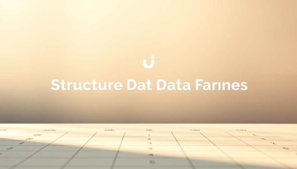 structured data formats comparison
