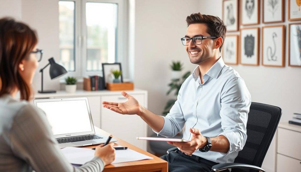 successful illustrator introductory meeting