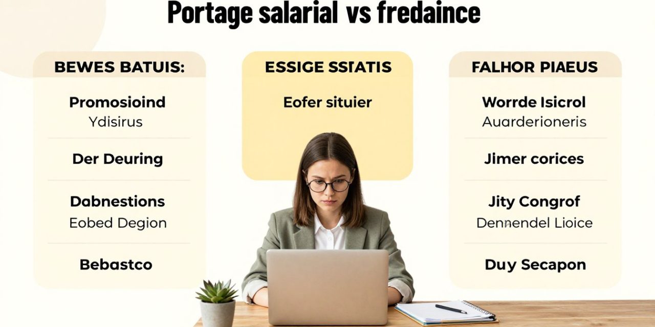 Tableau Comparatif des Statuts : Portage Salarial vs Freelance