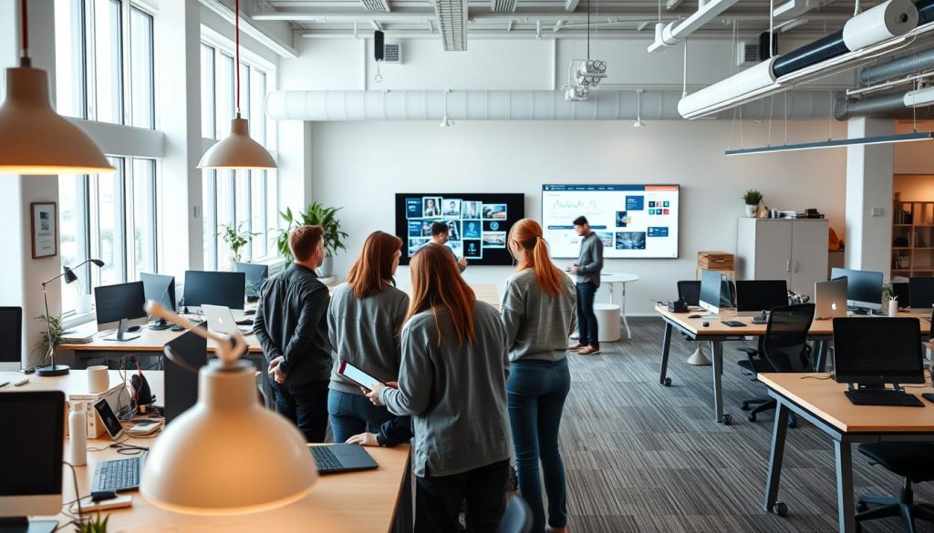 technology support for flexible working