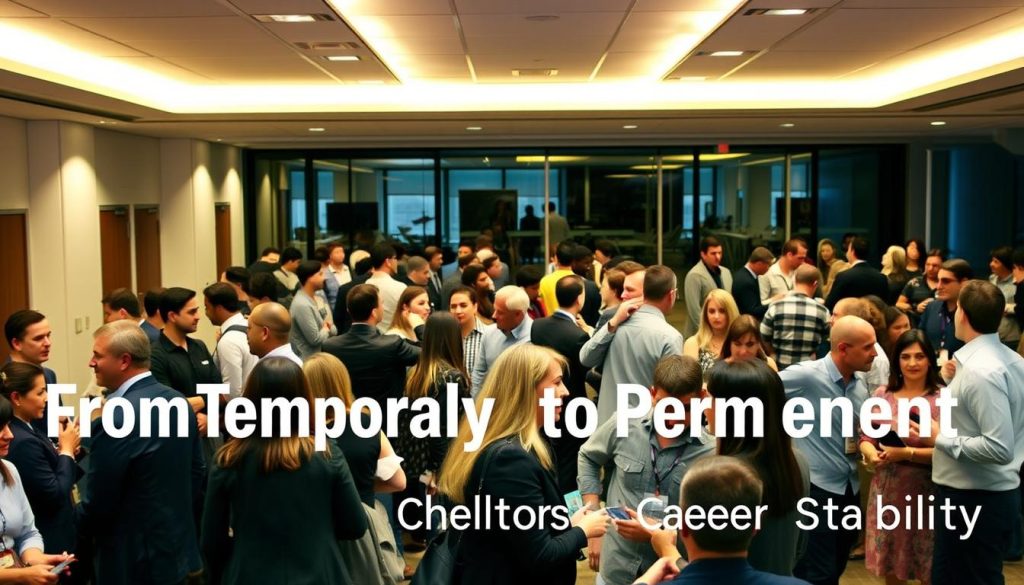 temporary employee networking