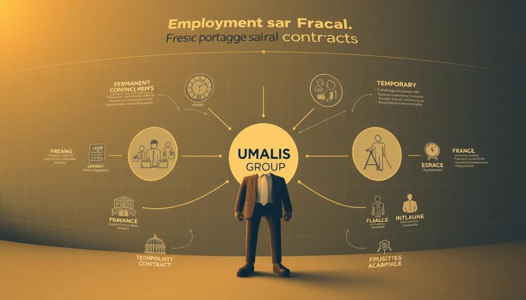 types de contrats en portage salarial