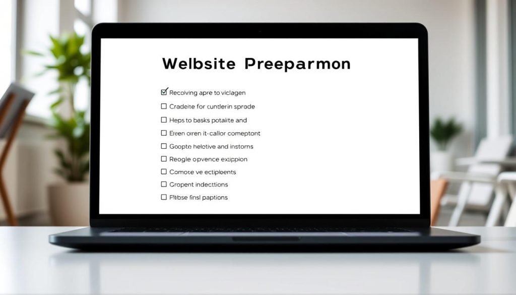 website preparation checklist website preparation checklist