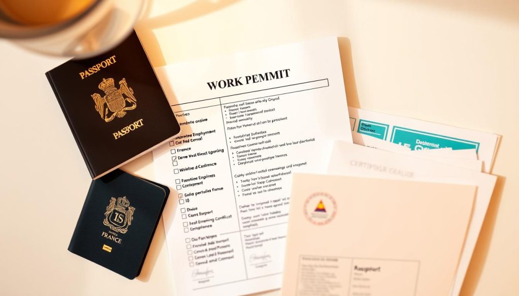 work permit document checklist