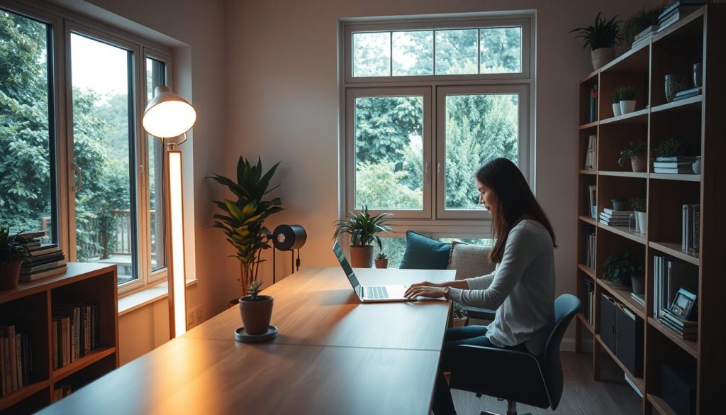 working independently