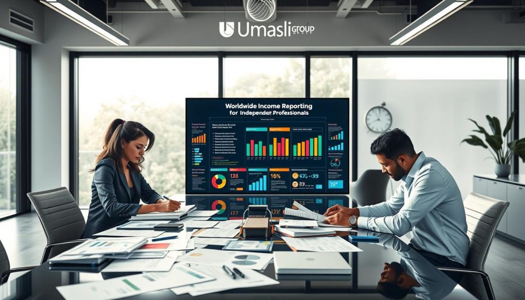 worldwide income reporting for independent professionals
