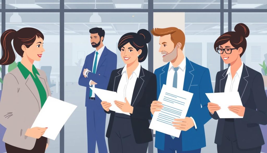 صورة تمثل عملية التسجيل في شركة Portage Salarial