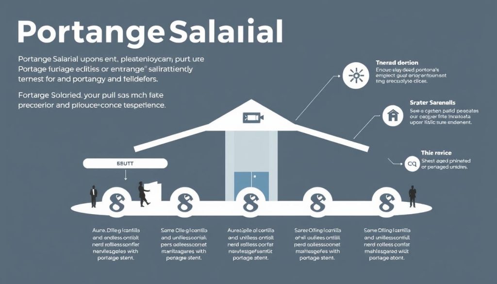 生成Portage Salarial的形象化概念图